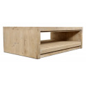 Natural Wood Coffee Table 136x80x44cm