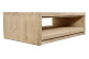 Natural Wood Coffee Table 136x80x44cm
