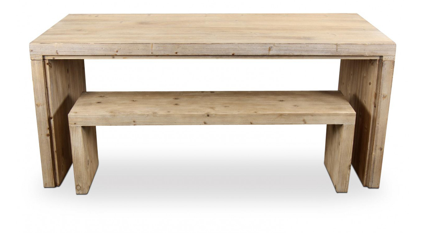 Table à Manger Bois Naturel 175x80x77cm