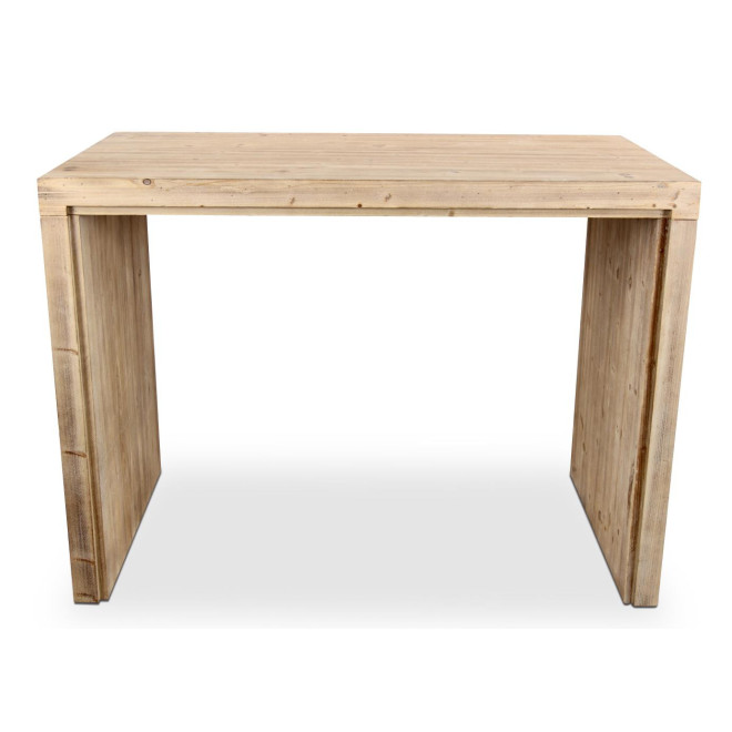 Table Haute Bois Naturel 140x80x102cm