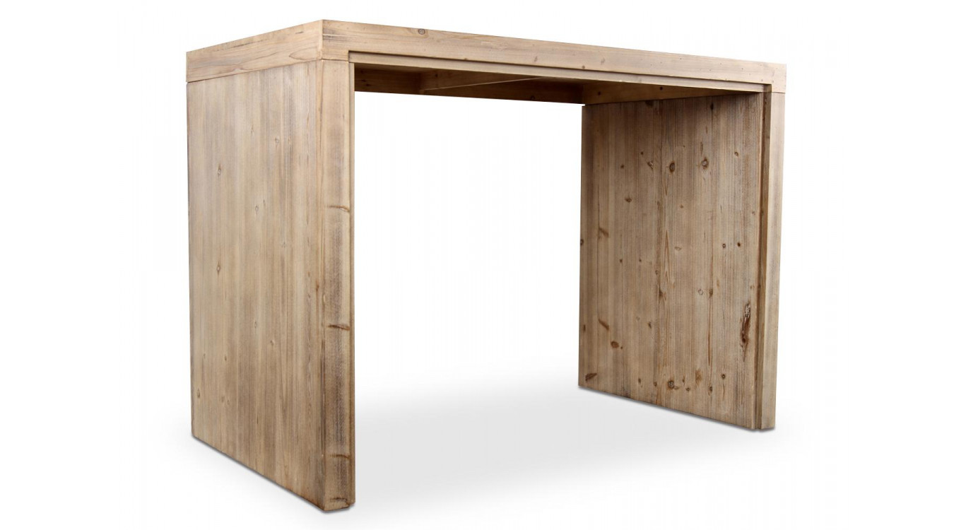 Table Haute Bois Naturel 140x80x102cm