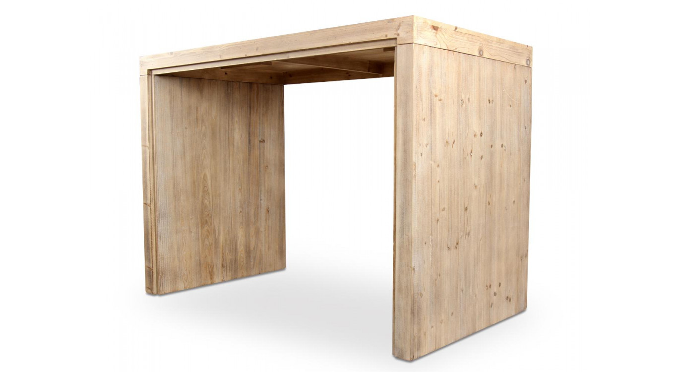 Table Haute Bois Naturel 140x80x102cm