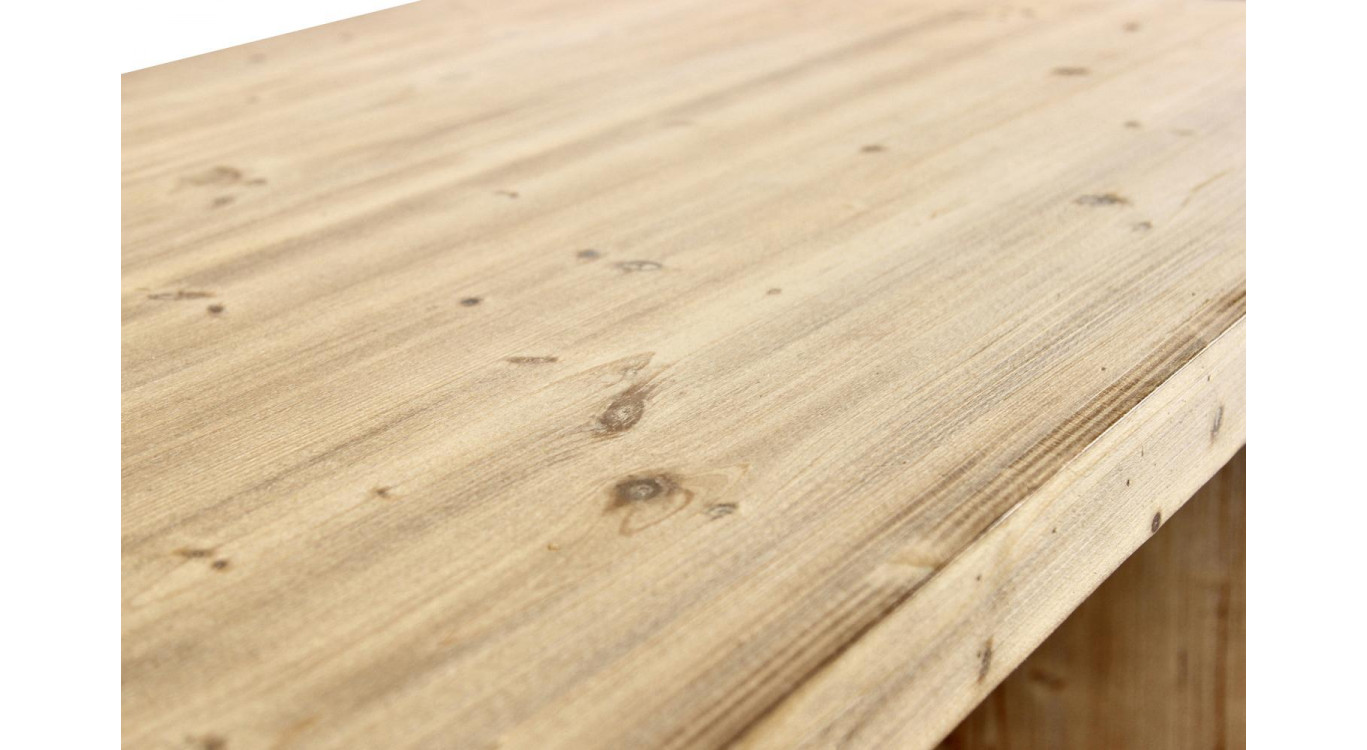 Table Haute Bois Naturel 140x80x102cm