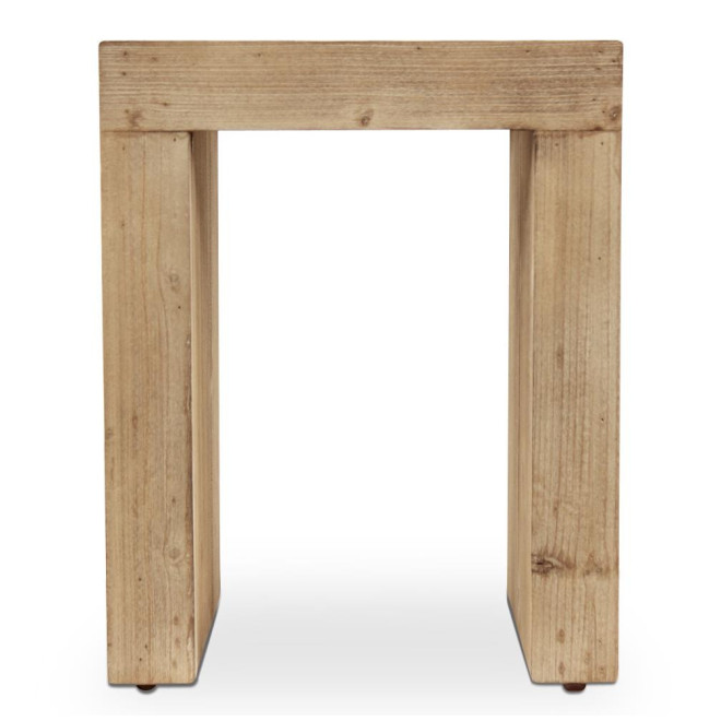 Tabouret Bois Naturel 35x35x44cm