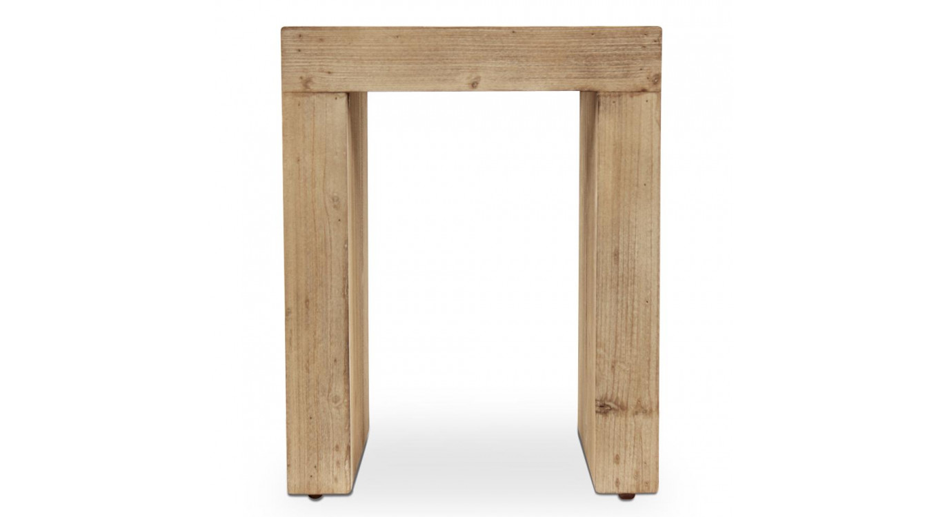 Tabouret Bois Naturel 35x35x44cm