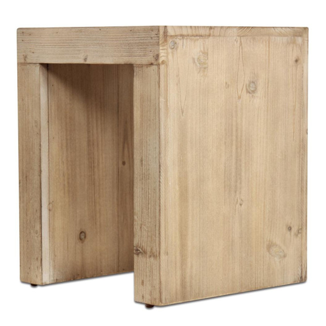 Tabouret Bois Naturel 35x35x44cm