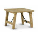 Nachttisch Holz Braun 65x65x50cm