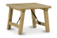 Comodino in legno marrone 65x65x50cm