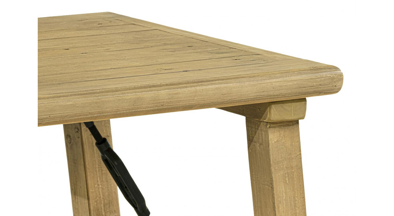 Nachttisch Holz Braun 65x65x50cm