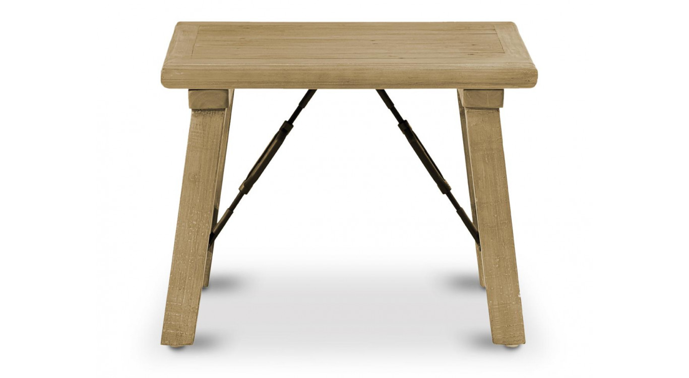 Nachttisch Holz Braun 65x65x50cm