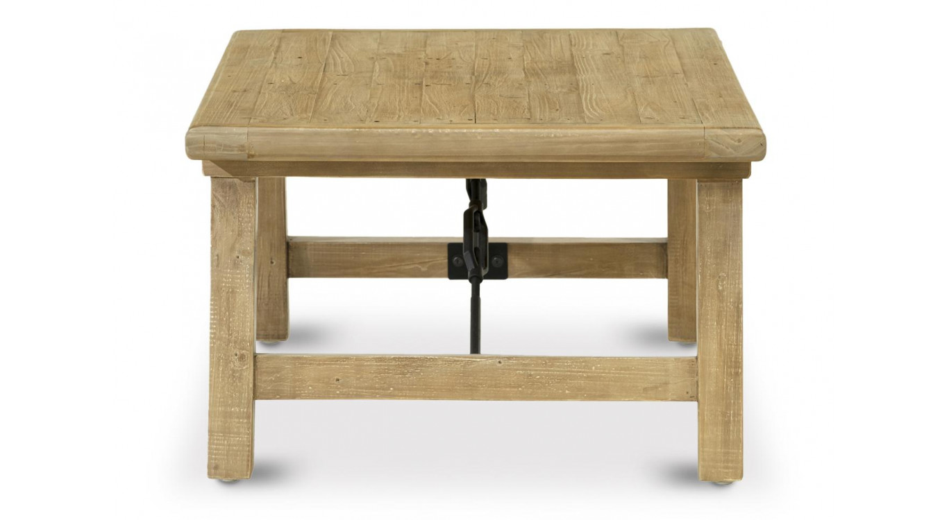 Niedriger Holztisch Braun 127x74x47cm