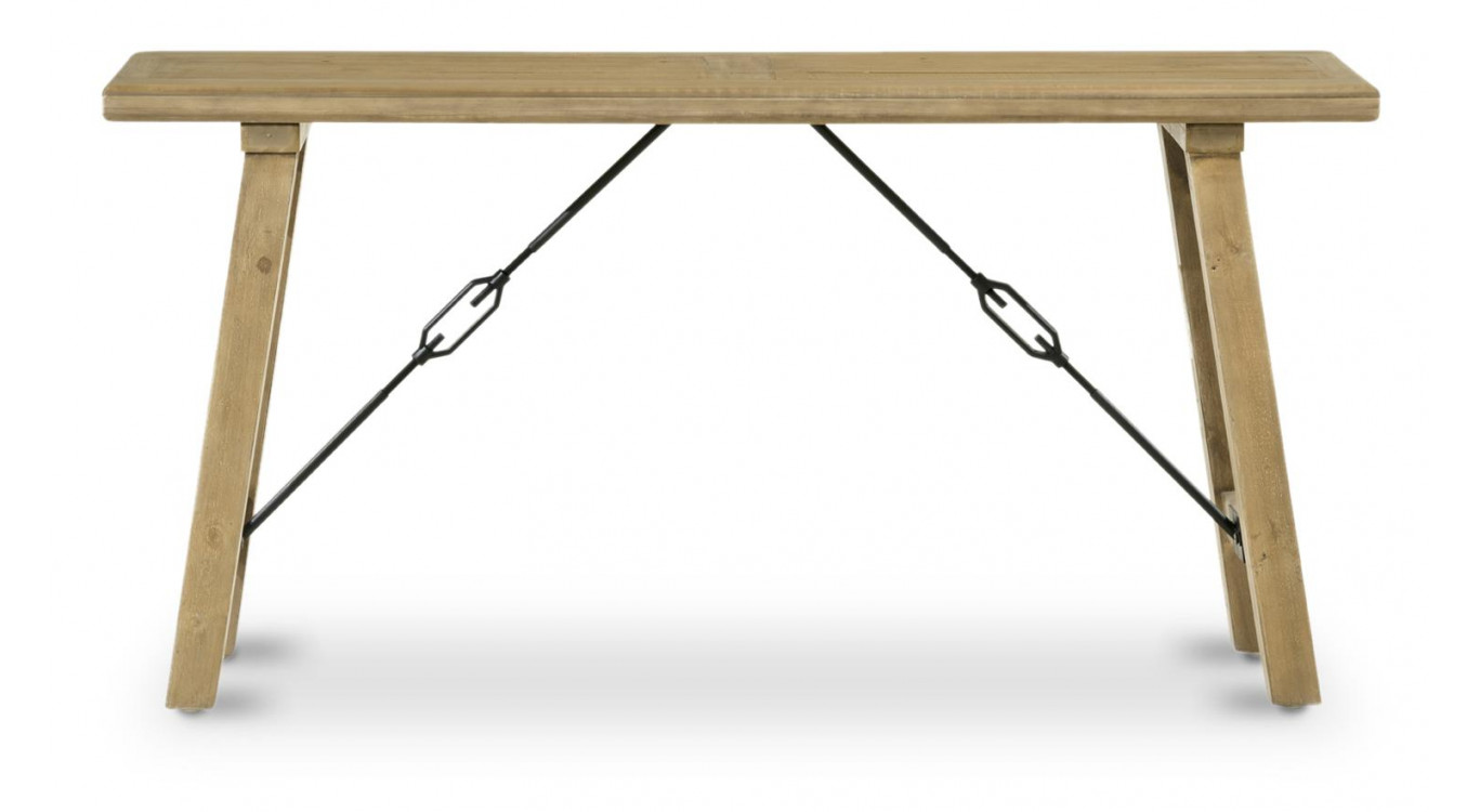 Console Bois Marron 150x40x74.5cm