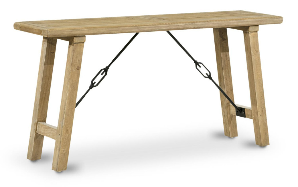 Console Bois Marron 150x40x74.5cm
