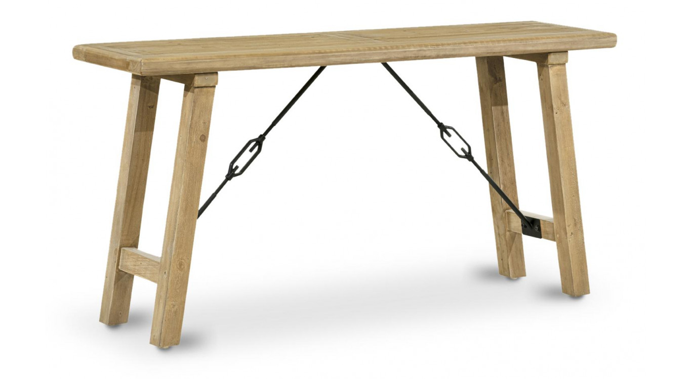 Console Bois Marron 150x40x74.5cm