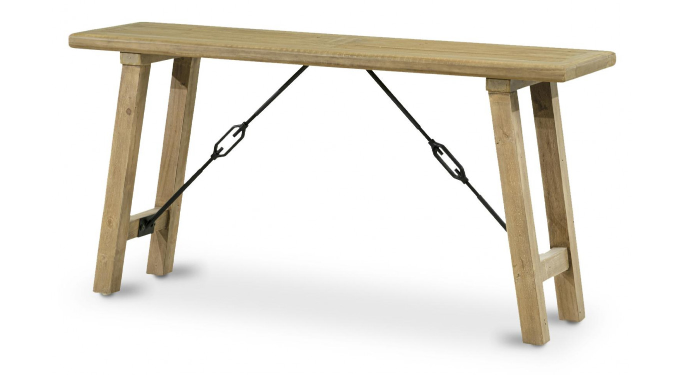 Console Bois Marron 150x40x74.5cm