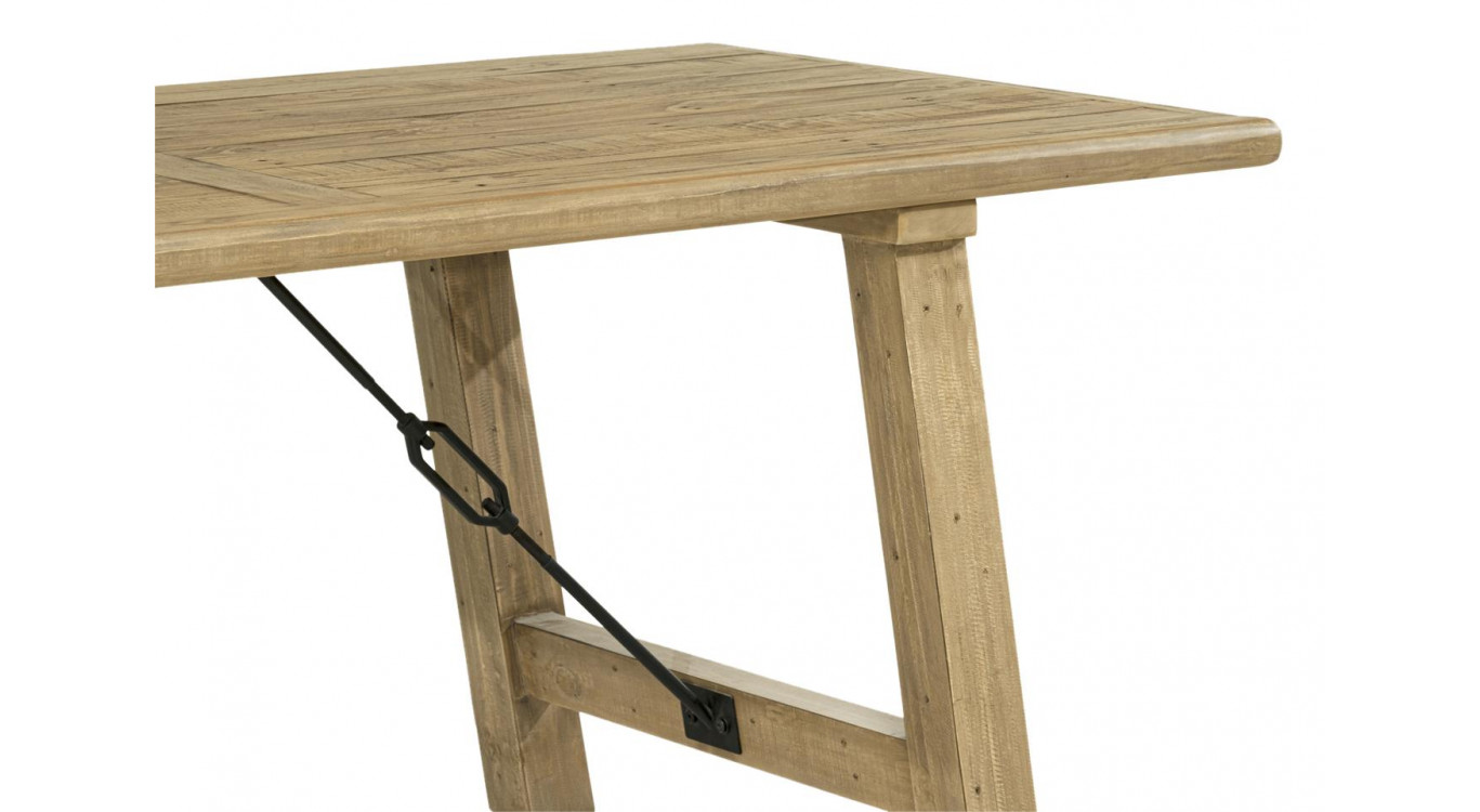 Esstisch Holz Braun 198x90x79cm