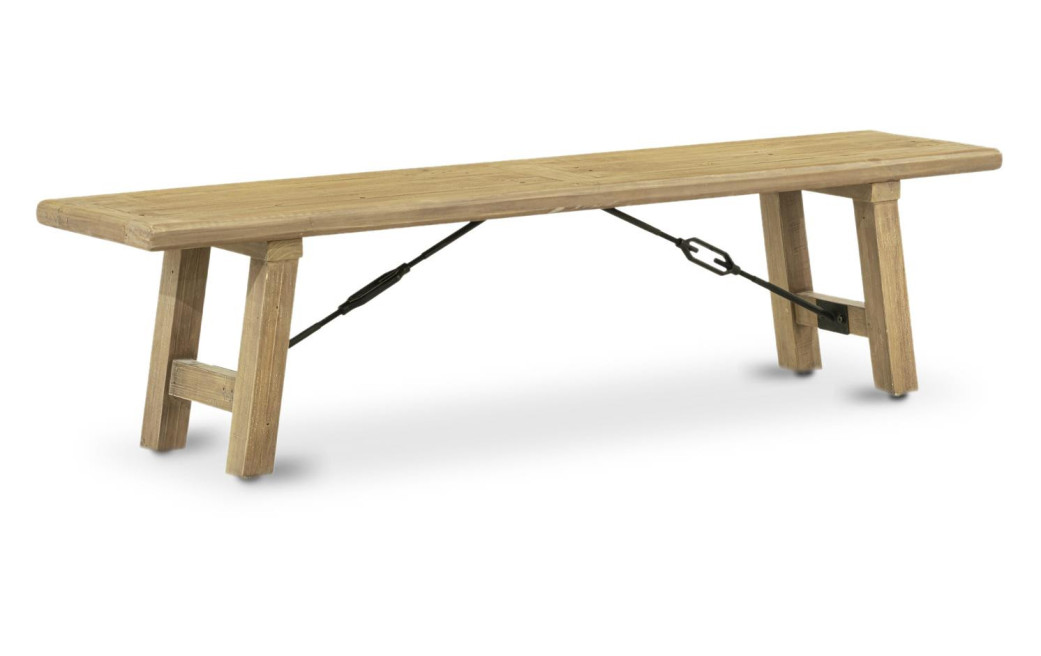 Banc Bois Marron 185x38x45cm