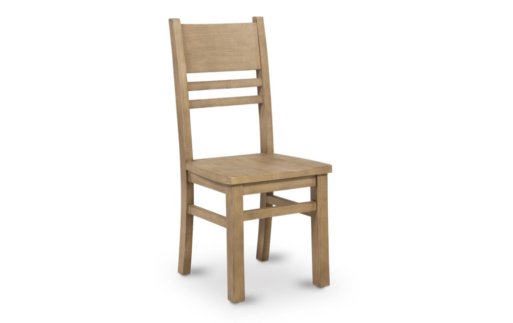 Chaise Bois Marron 46x51x102cm