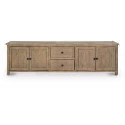 Meuble TV Bois Marron 240x45x66cm