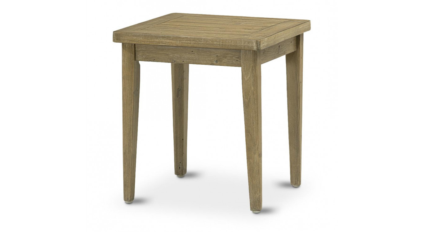 Table De Chevet Bois Marron 50x50x55cm