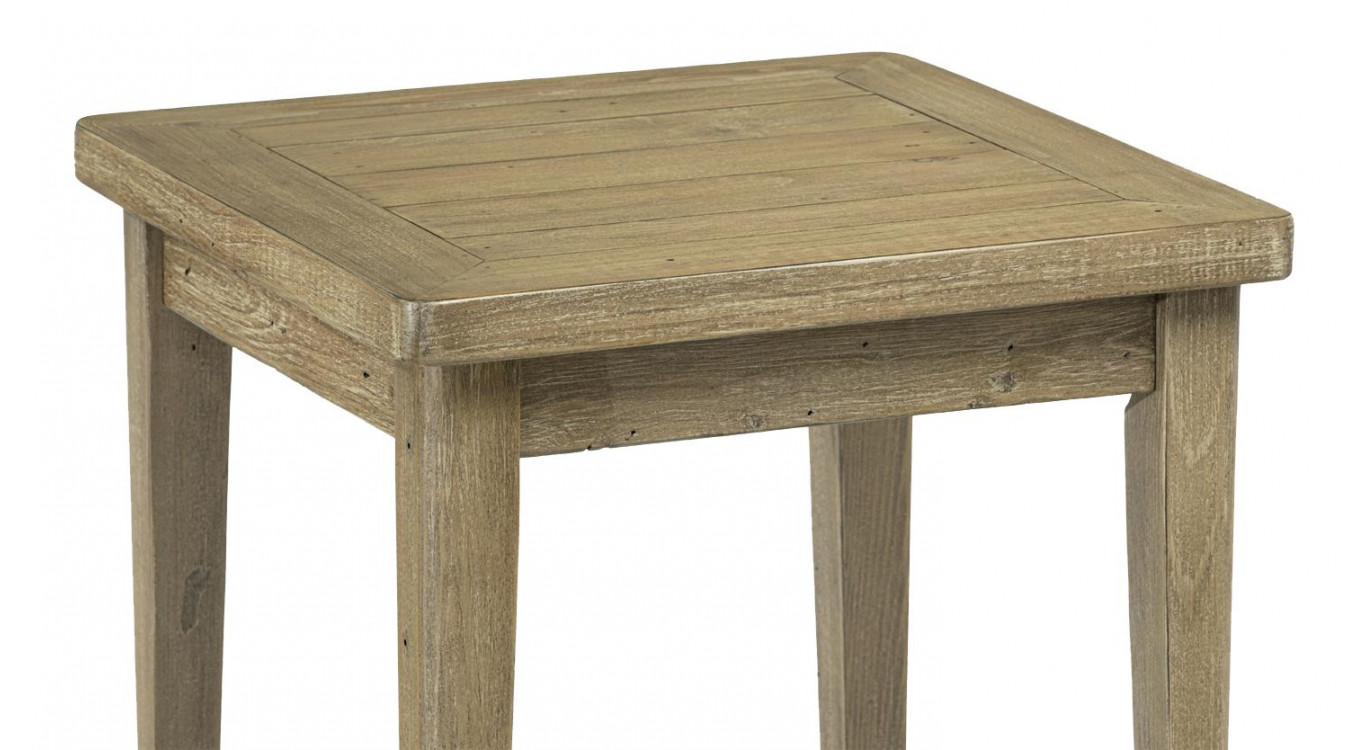 Table De Chevet Bois Marron 50x50x55cm