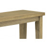 Console Bois Marron 140x35x75cm