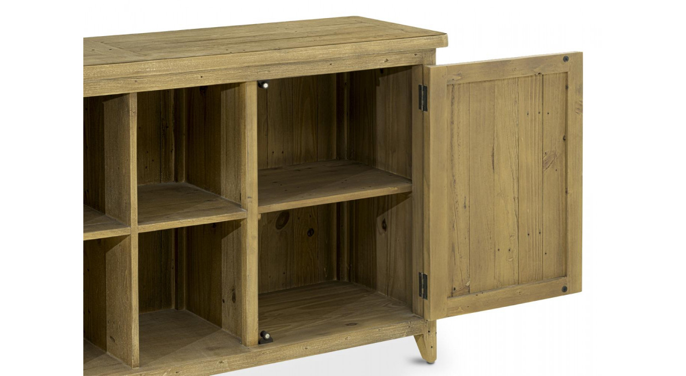 Truhe Holz Braun 165x45x85cm
