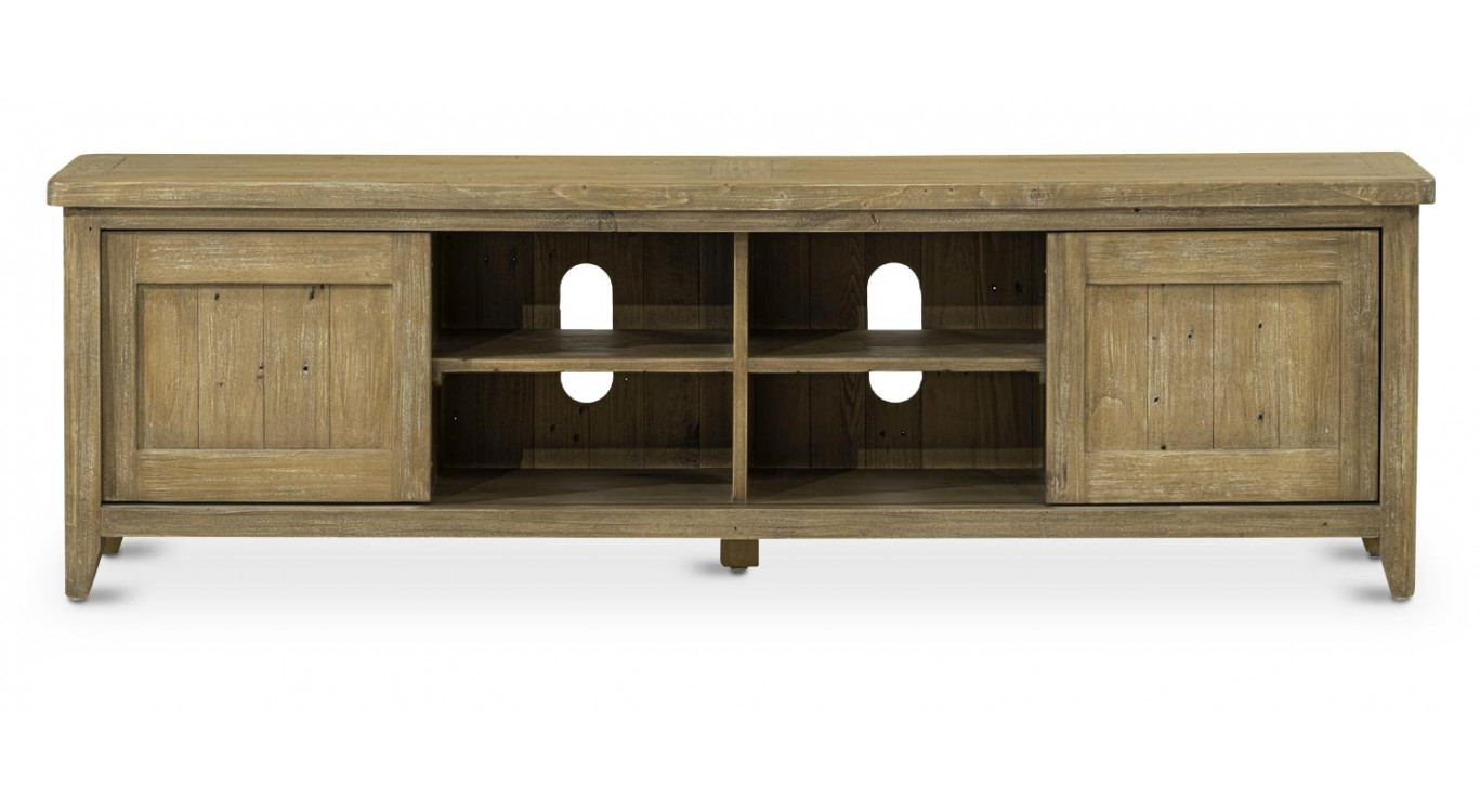 TV-Möbel Holz Braun 180x43x55cm
