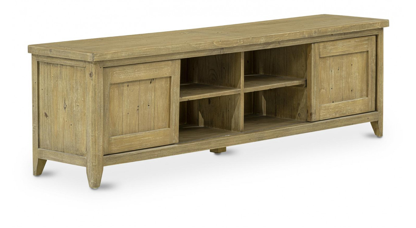TV-Möbel Holz Braun 180x43x55cm