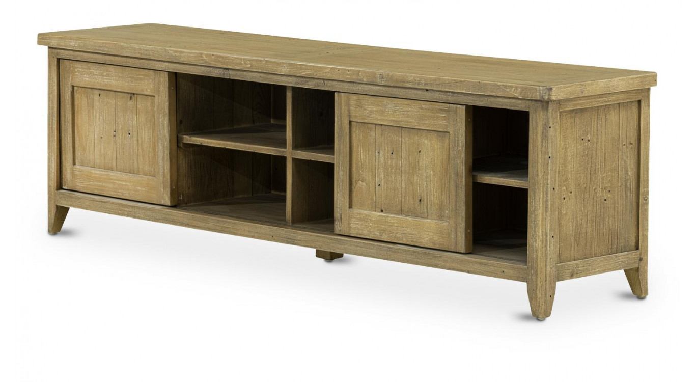TV-Möbel Holz Braun 180x43x55cm