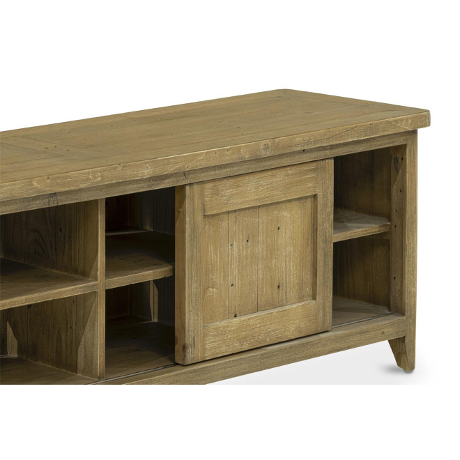 TV-Möbel Holz Braun 180x43x55cm