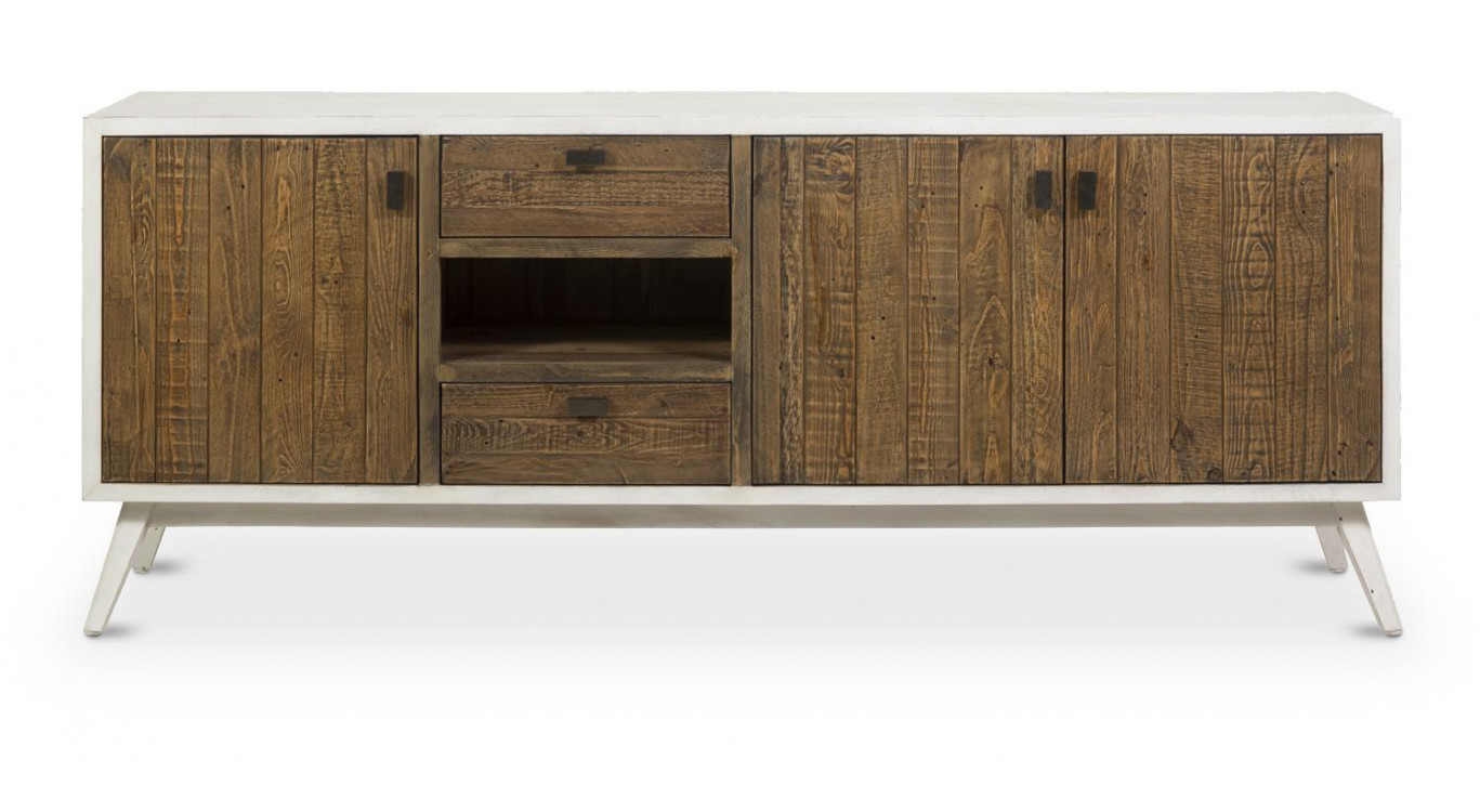 Meuble TV 2 Tiroirs 200x42x72cm