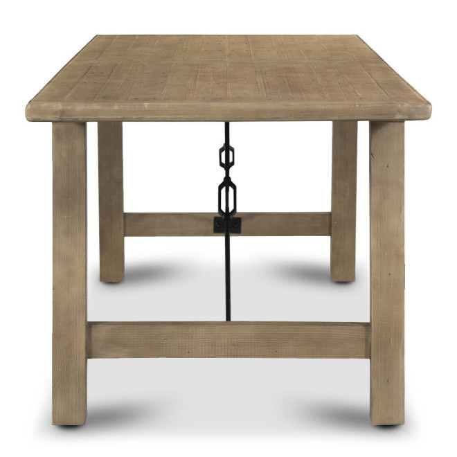 Table Bois Marron 255x90x79cm