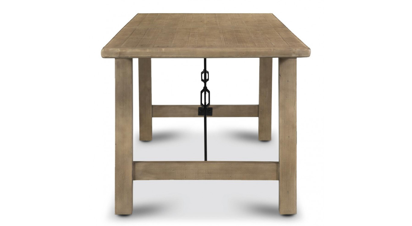 Table Bois Marron 255x90x79cm