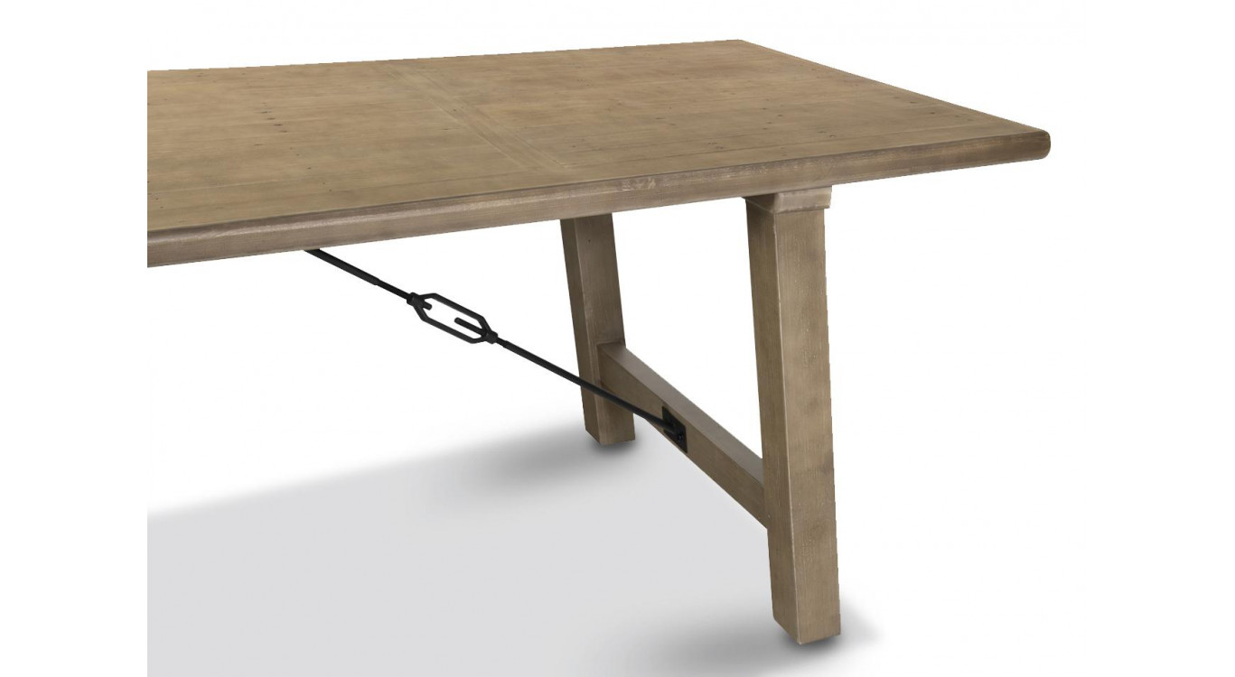 Table Bois Marron 255x90x79cm