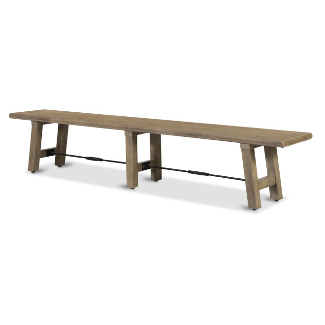 Banc Bois Marron 242x38x45cm
