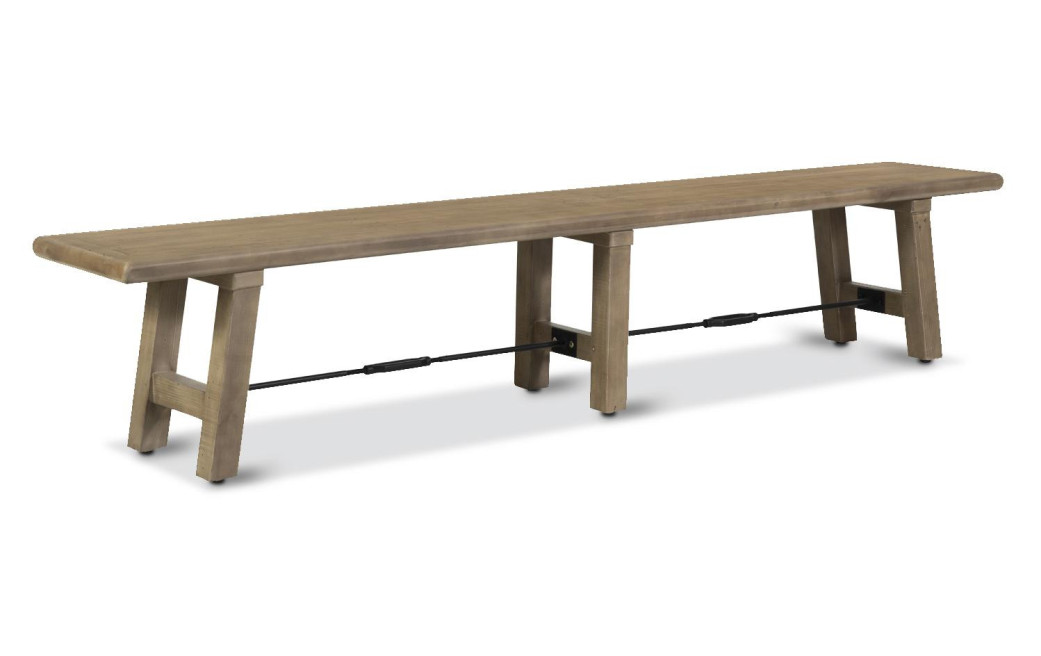 Banc Bois Marron 242x38x45cm