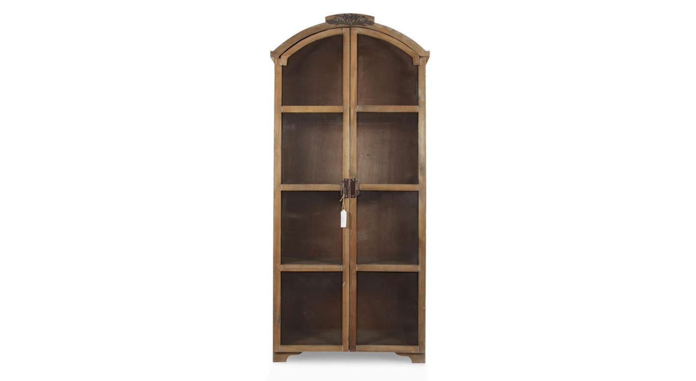 Geschirrschrank Holz 85.5x42x185.5cm
