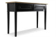Console 2 Tiroirs Bois Noir 140x49x95,5cm