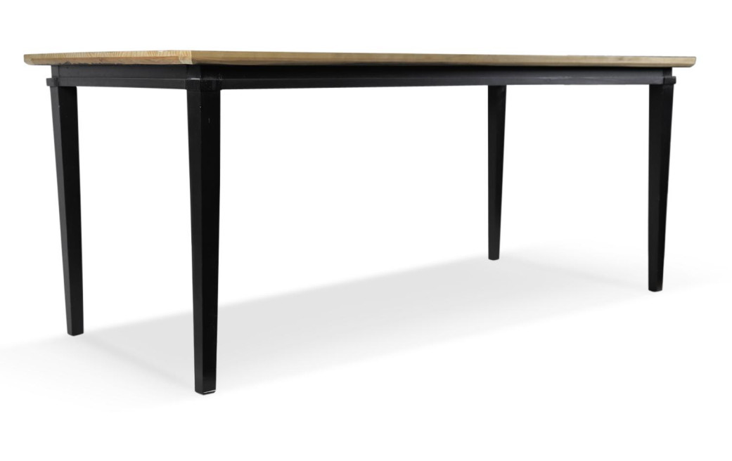 Esstisch Holz Schwarz 175x80x72,5cm