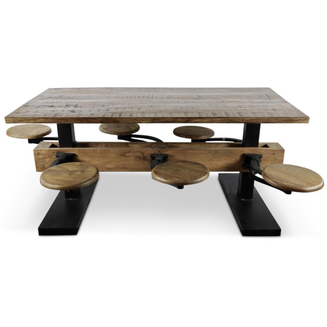 Esstisch Holz Braun 180x90x82cm