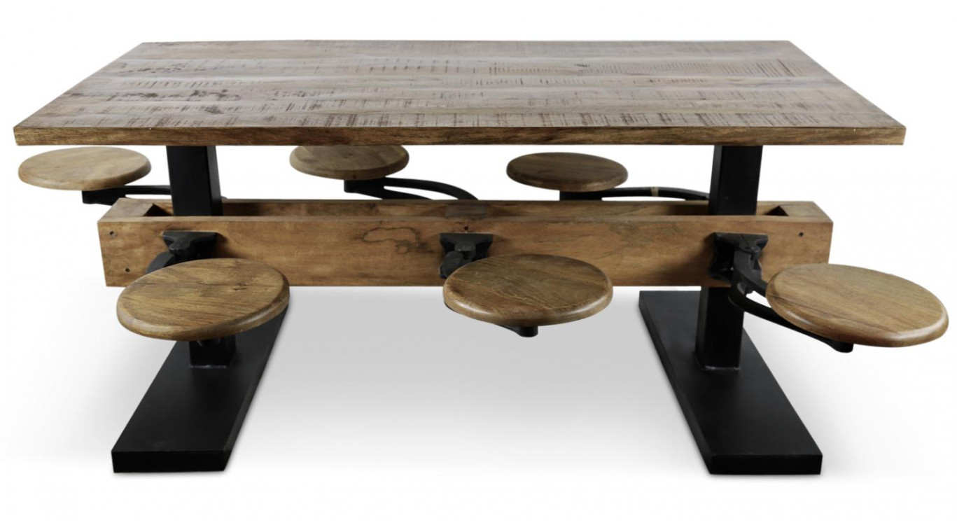 Esstisch Holz Braun 180x90x82cm