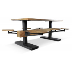 Esstisch Holz Braun 180x90x82cm
