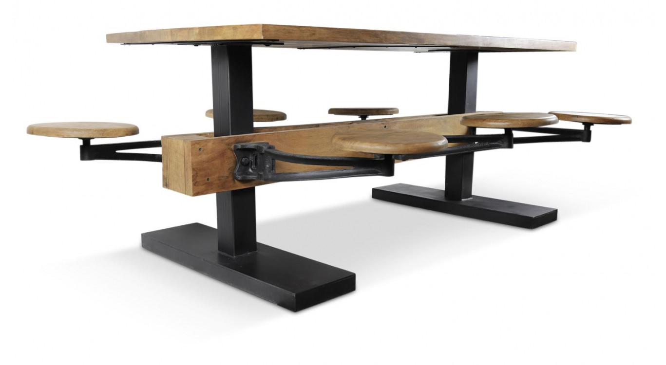 Esstisch Holz Braun 180x90x82cm