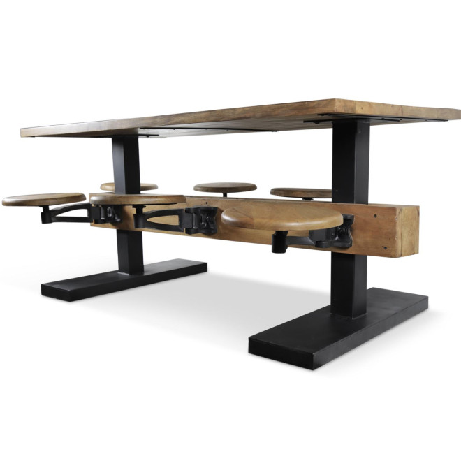 Esstisch Holz Braun 180x90x82cm