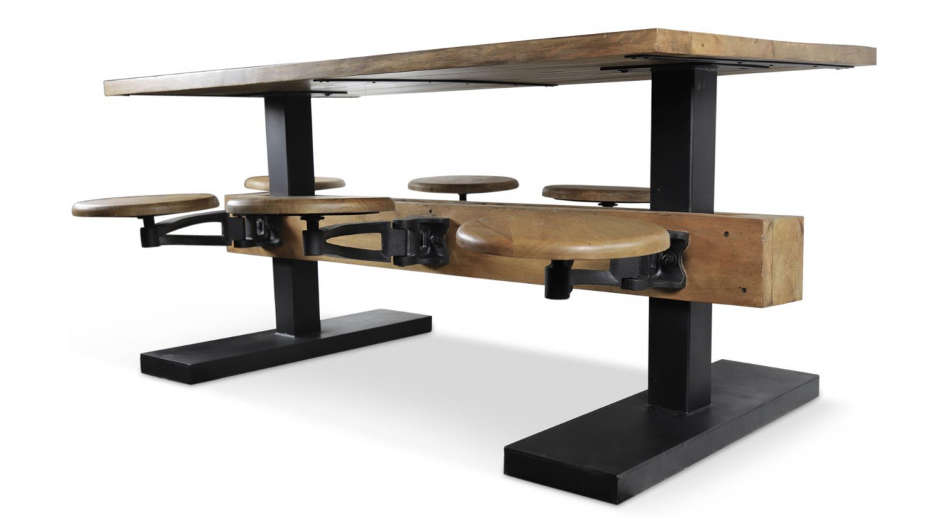 Esstisch Holz Braun 180x90x82cm