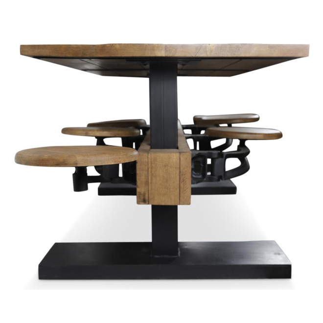 Table à Manger Bois Marron 180x90x82cm