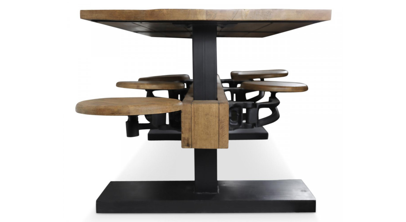 Esstisch Holz Braun 180x90x82cm