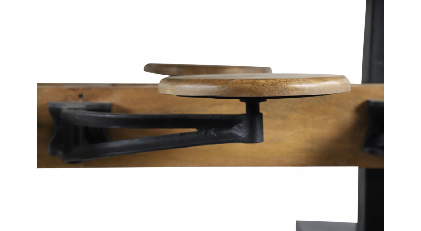 Esstisch Holz Braun 180x90x82cm