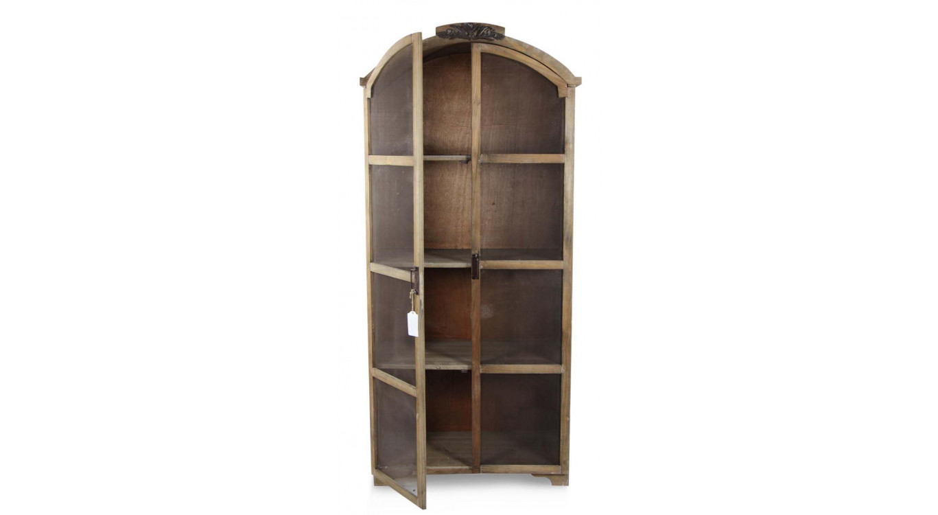 Geschirrschrank Holz 85.5x42x185.5cm